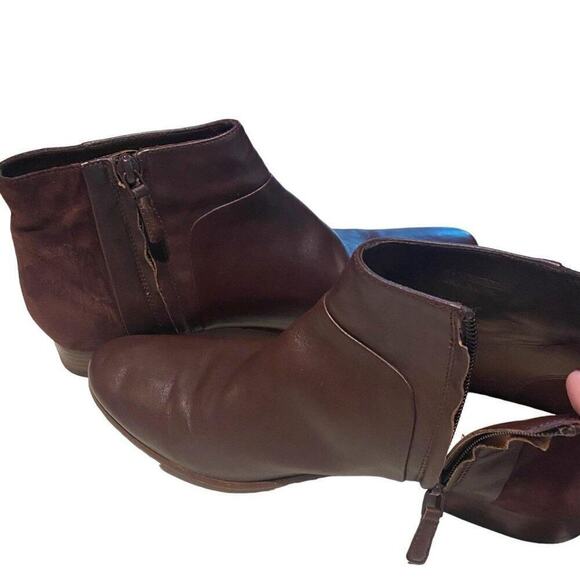 COLE HAAN "Allen Bootie" Women's Ankle Boot, 7B, Color Chestnut Brown, Leather - Picture 8 of 9